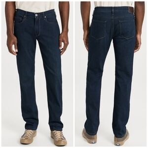 PAIGE Men's Normandie Transcend Denim Slim Straight Leg Jeans In Cellar Wash W28